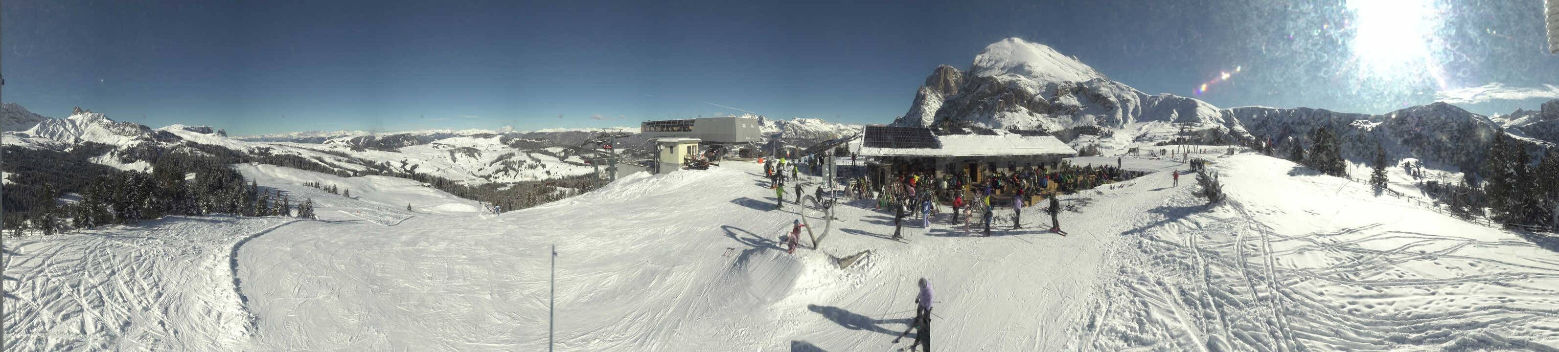 Archiv Foto Webcam Seiser Alm - Bergstation Florianlift