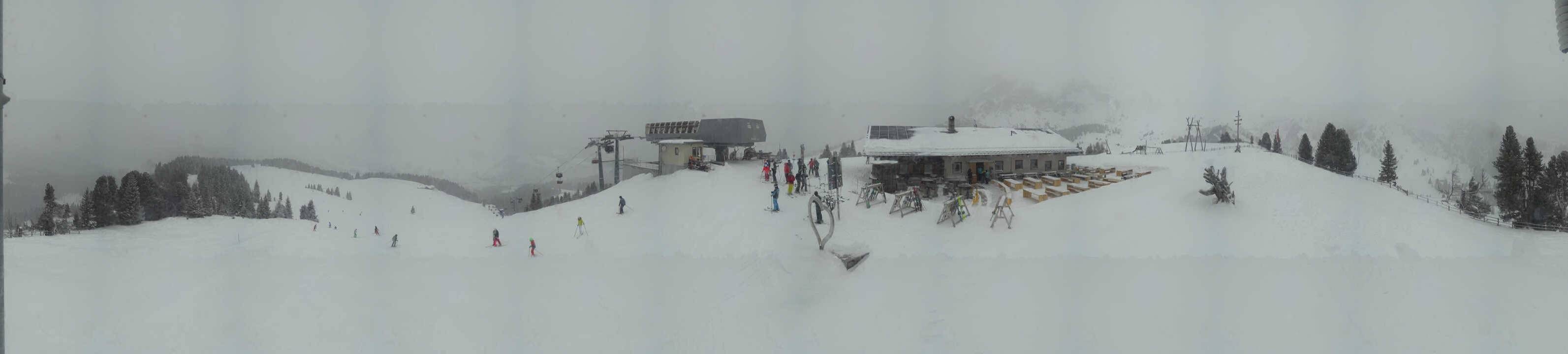 Archived image Webcam Alpe di Siusi - Top station Florianlift