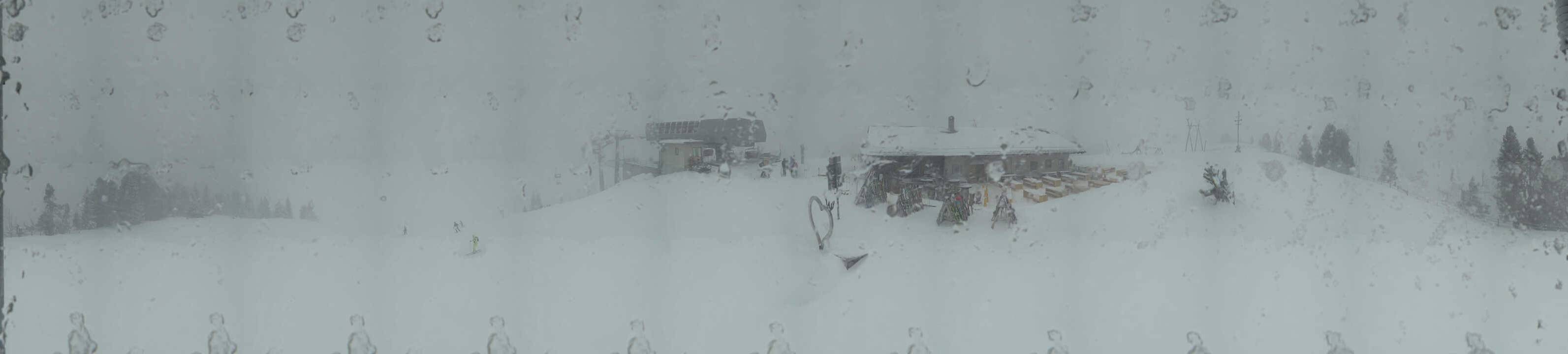 Archived image Webcam Alpe di Siusi - Top station Florianlift