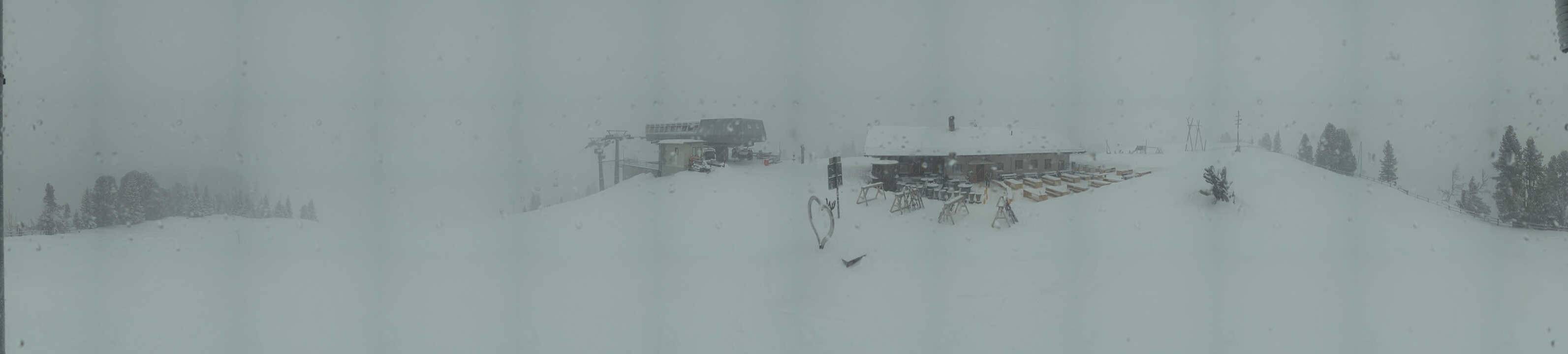 Archived image Webcam Alpe di Siusi - Top station Florianlift