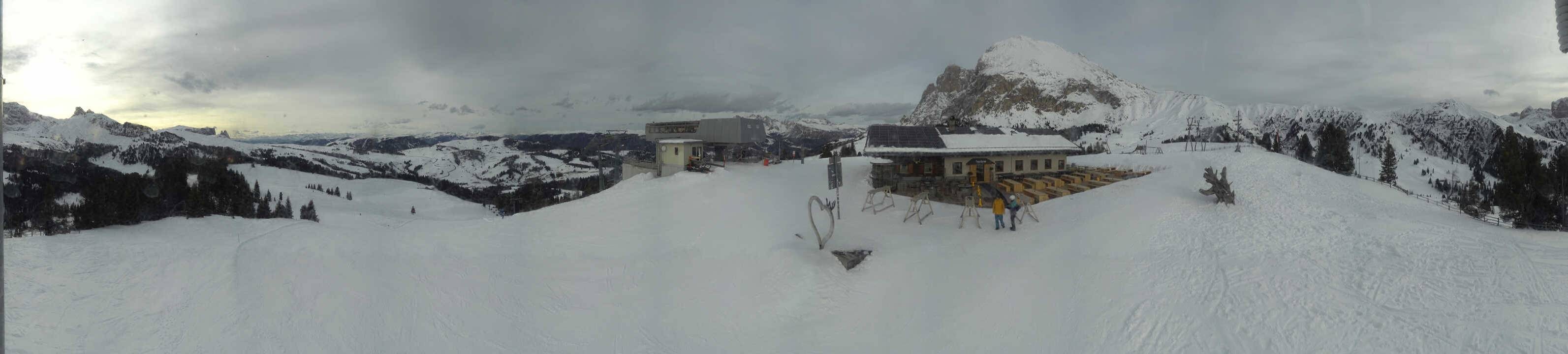Archiv Foto Webcam Seiser Alm - Bergstation Florianlift