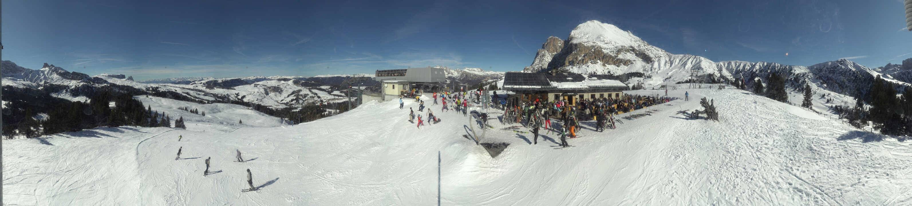 Archived image Webcam Alpe di Siusi - Top station Florianlift