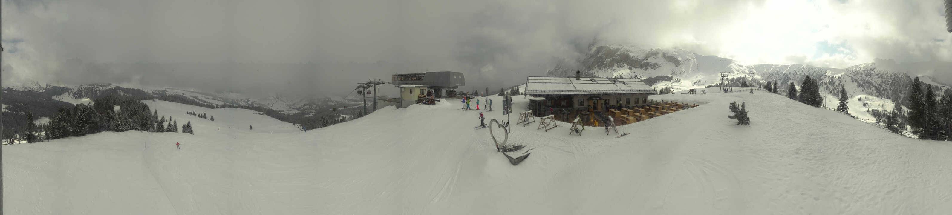 Archiv Foto Webcam Seiser Alm - Bergstation Florianlift