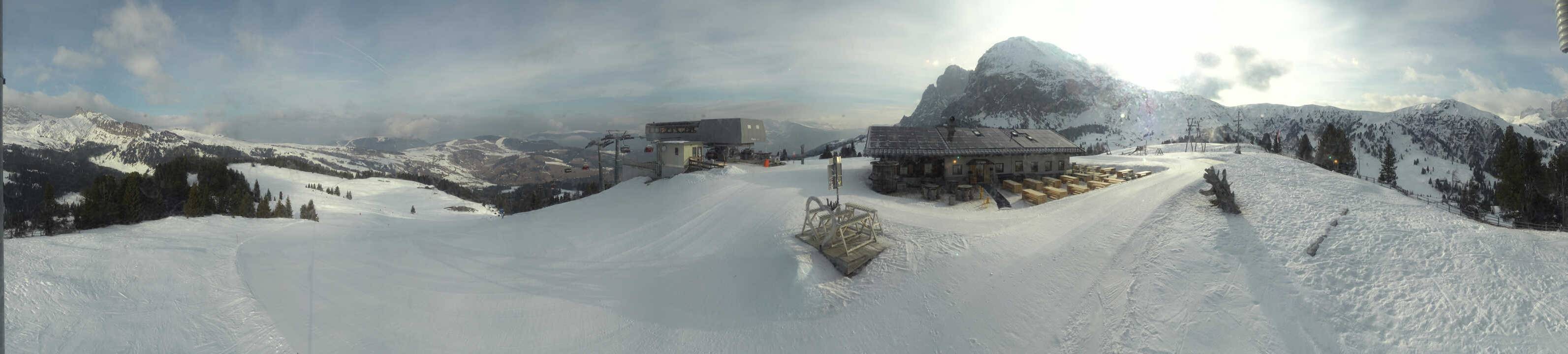 Archiv Foto Webcam Seiser Alm - Bergstation Florianlift