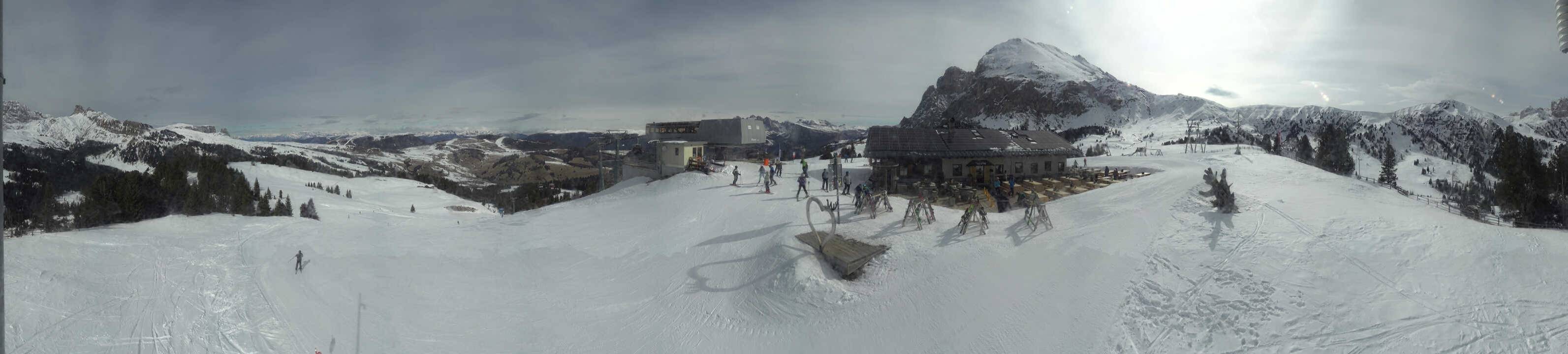 Archived image Webcam Alpe di Siusi - Top station Florianlift