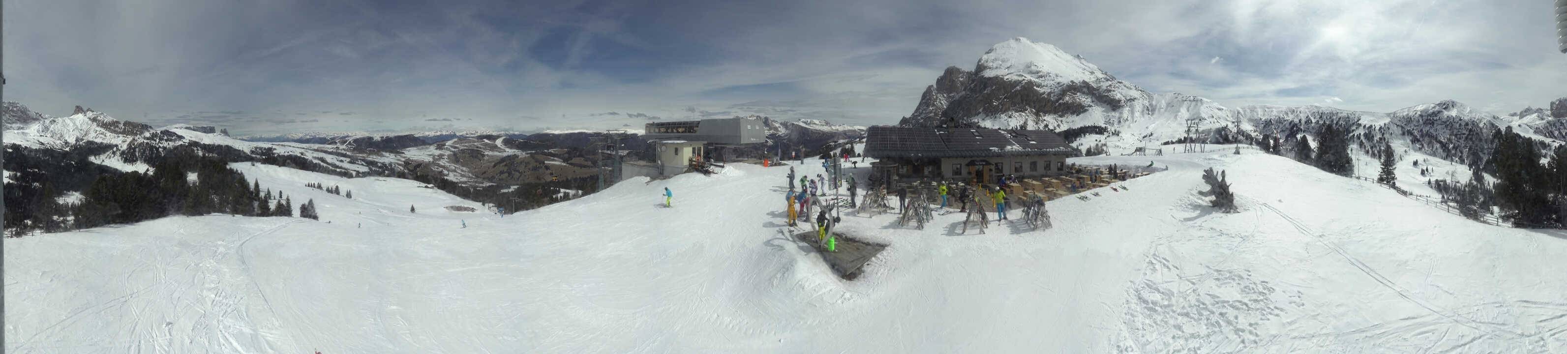 Archived image Webcam Alpe di Siusi - Top station Florianlift