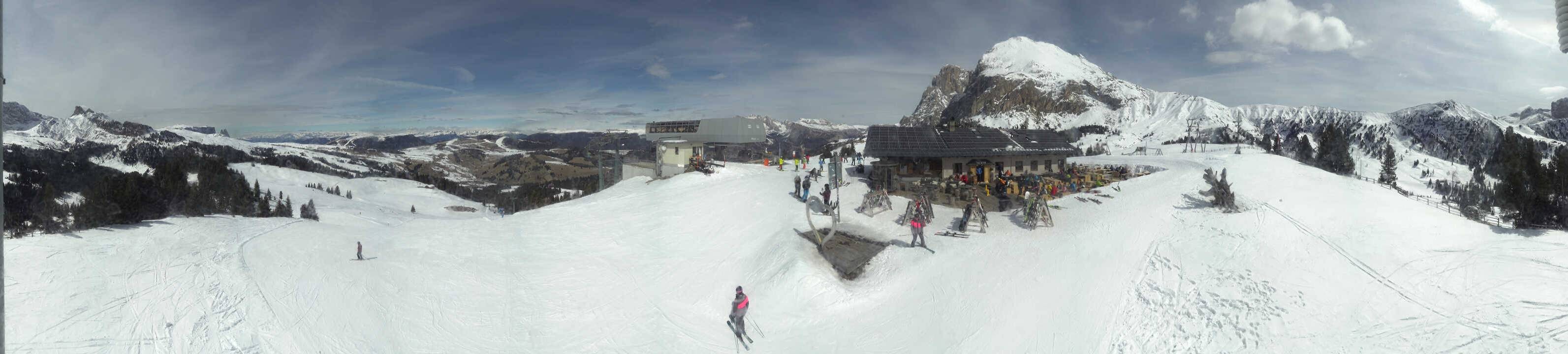Archived image Webcam Alpe di Siusi - Top station Florianlift