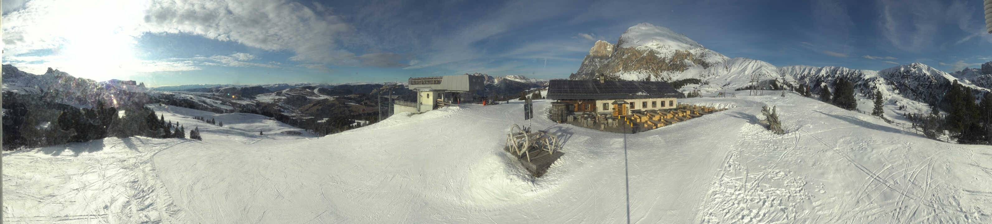 Archived image Webcam Alpe di Siusi - Top station Florianlift