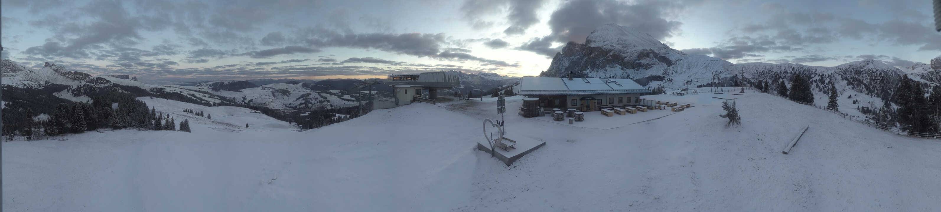 Archiv Foto Webcam Seiser Alm - Bergstation Florianlift