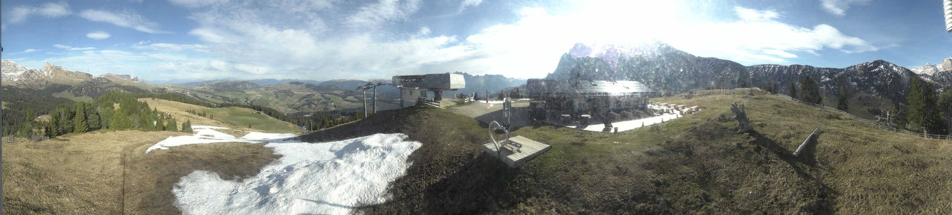 Archiv Foto Webcam Seiser Alm - Bergstation Florianlift