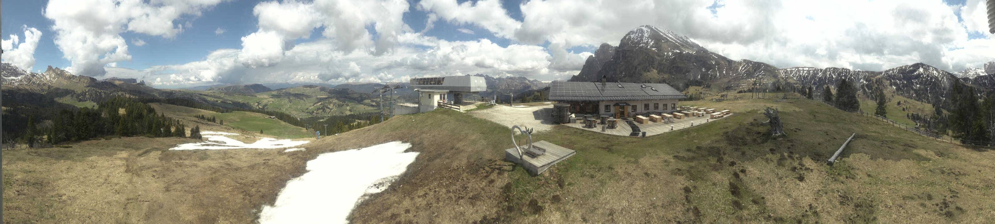 Archiv Foto Webcam Seiser Alm - Bergstation Florianlift