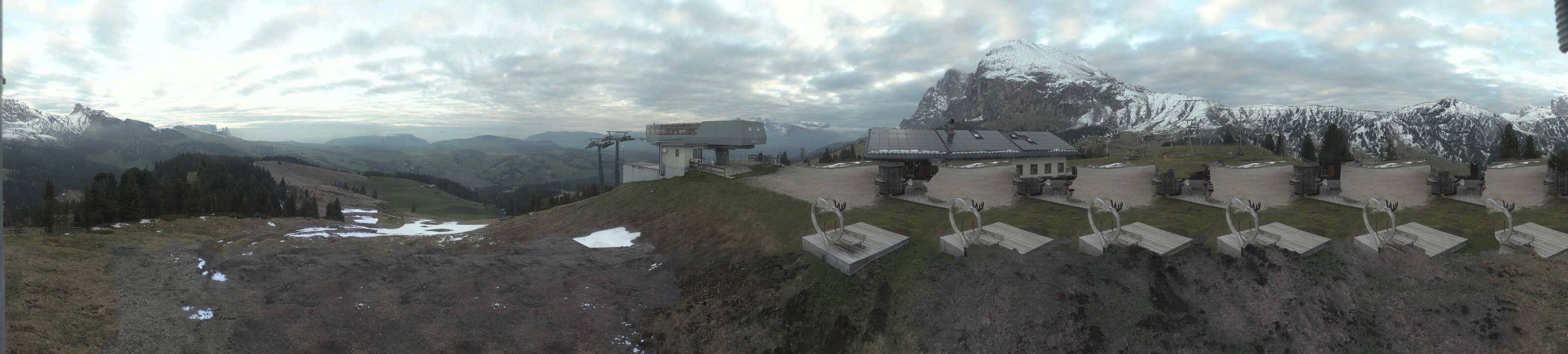 Archiv Foto Webcam Seiser Alm - Bergstation Florianlift