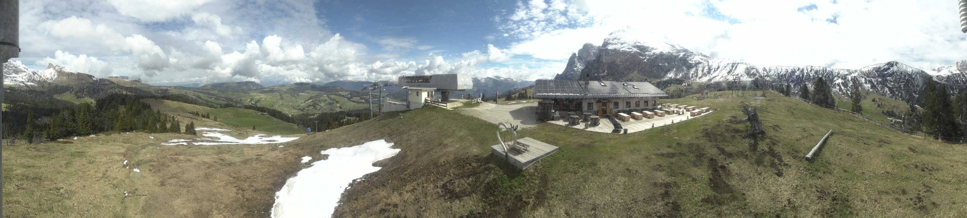 Archiv Foto Webcam Seiser Alm - Bergstation Florianlift