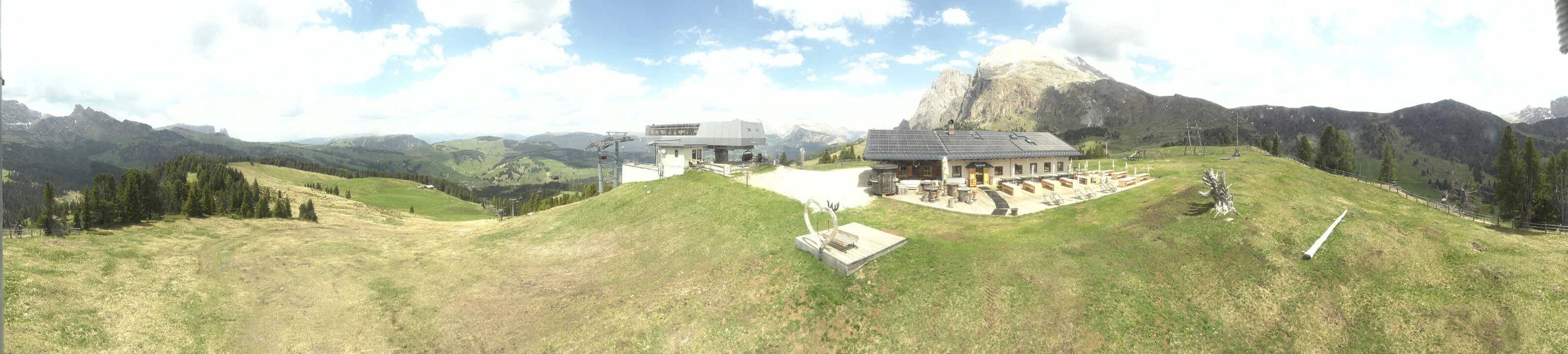 Archiv Foto Webcam Seiser Alm - Bergstation Florianlift