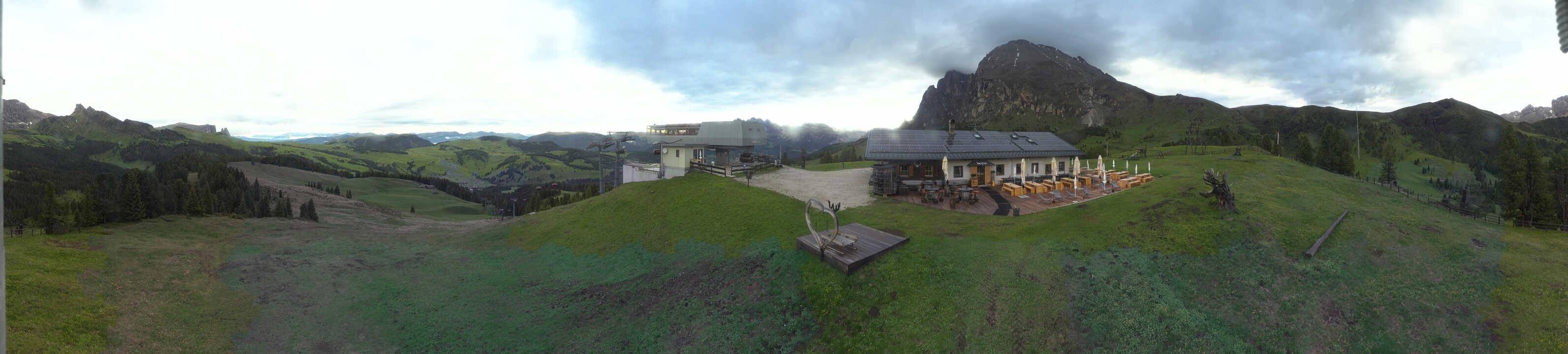 Archiv Foto Webcam Seiser Alm - Bergstation Florianlift