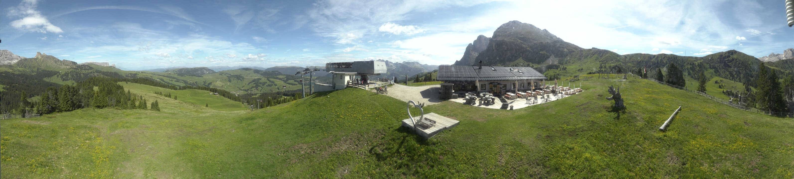 Archiv Foto Webcam Seiser Alm - Bergstation Florianlift