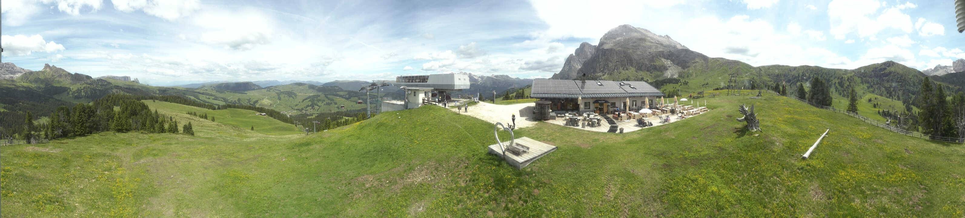 Archiv Foto Webcam Seiser Alm - Bergstation Florianlift