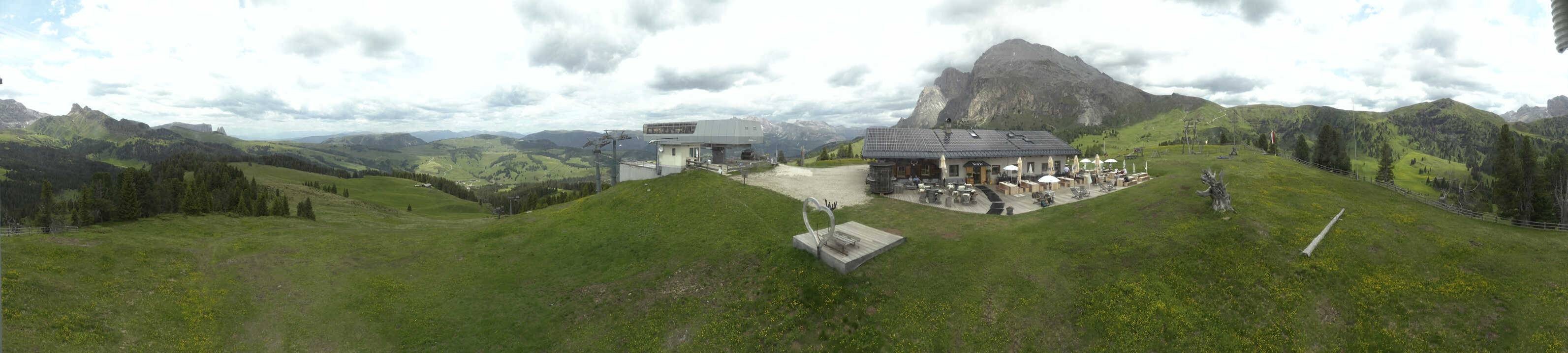 Archiv Foto Webcam Seiser Alm - Bergstation Florianlift