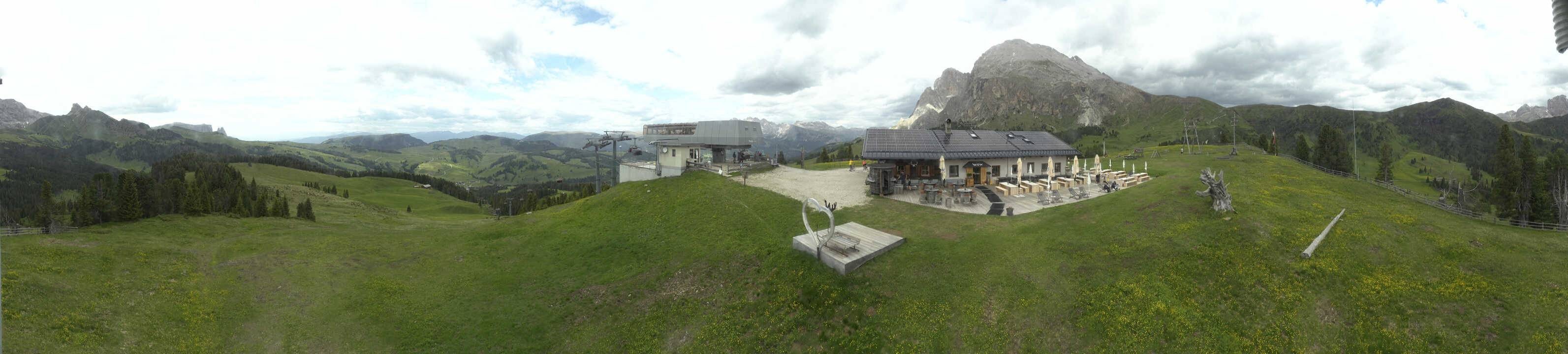 Archiv Foto Webcam Seiser Alm - Bergstation Florianlift