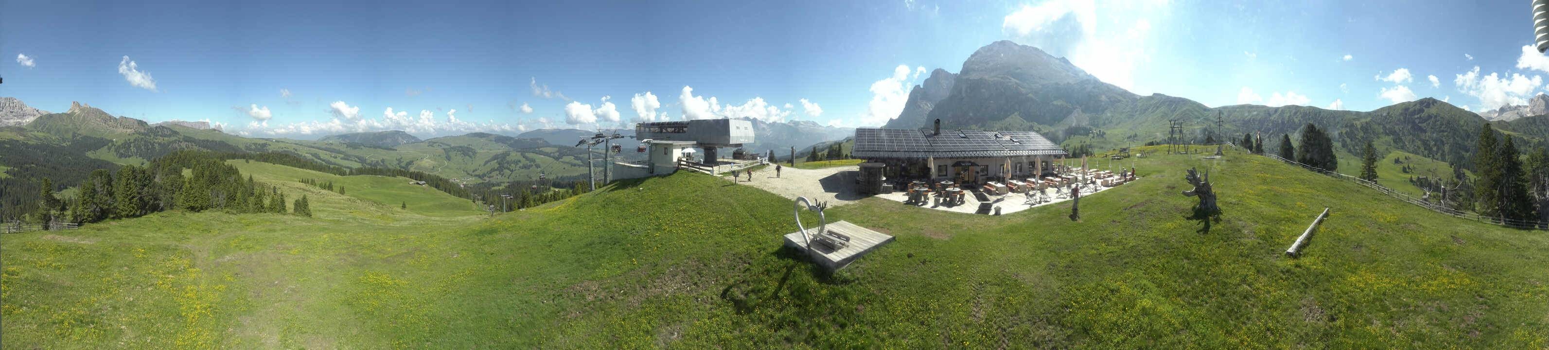 Archiv Foto Webcam Seiser Alm - Bergstation Florianlift