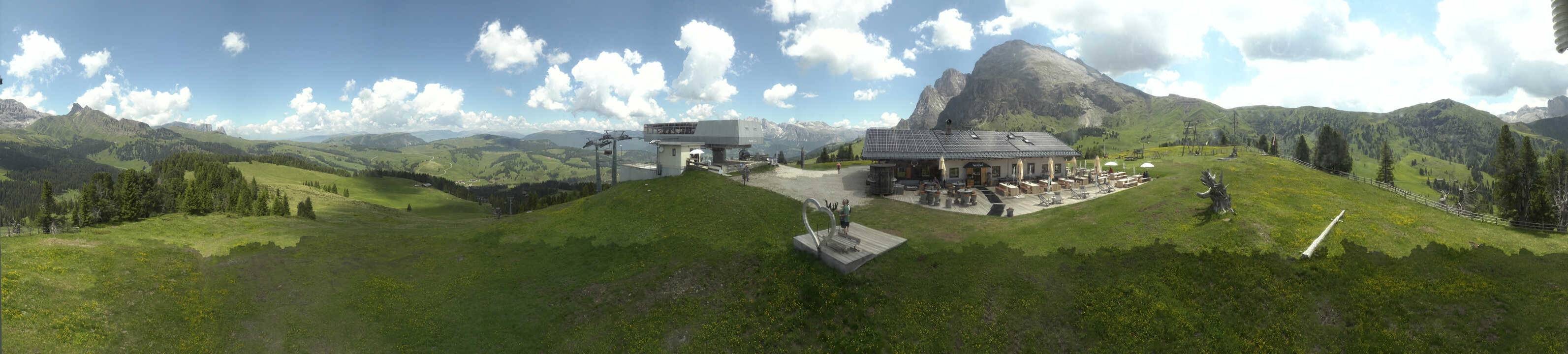 Archiv Foto Webcam Seiser Alm - Bergstation Florianlift