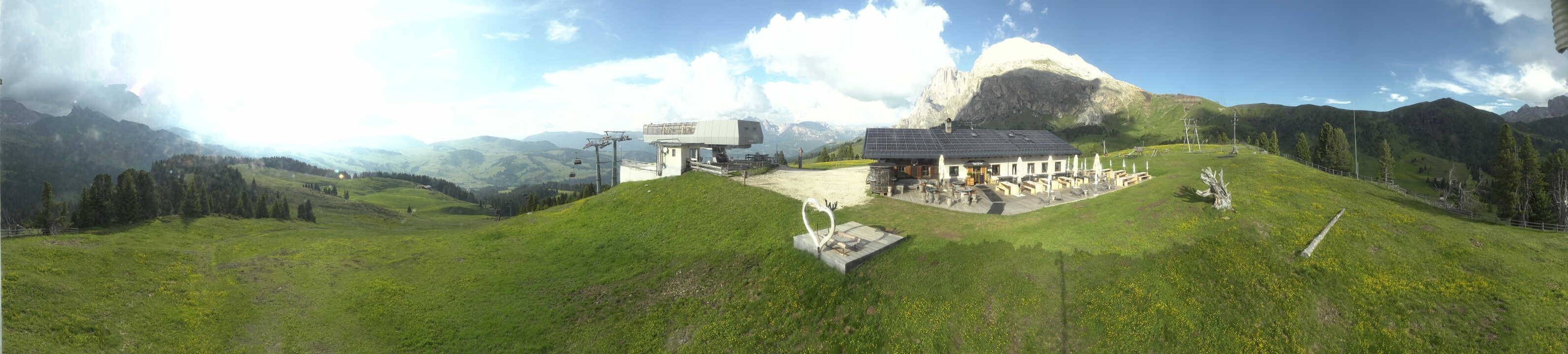 Archiv Foto Webcam Seiser Alm - Bergstation Florianlift