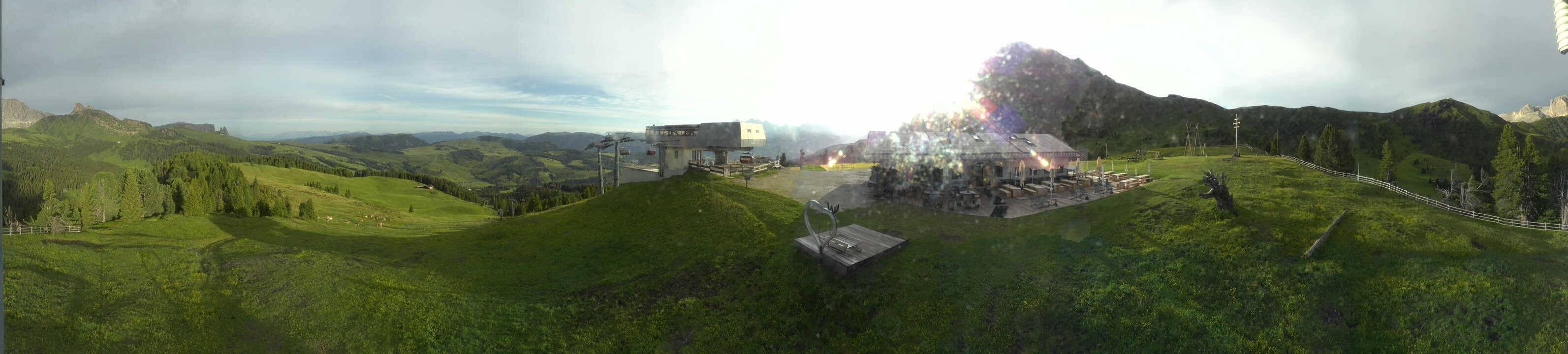 Archiv Foto Webcam Seiser Alm - Bergstation Florianlift