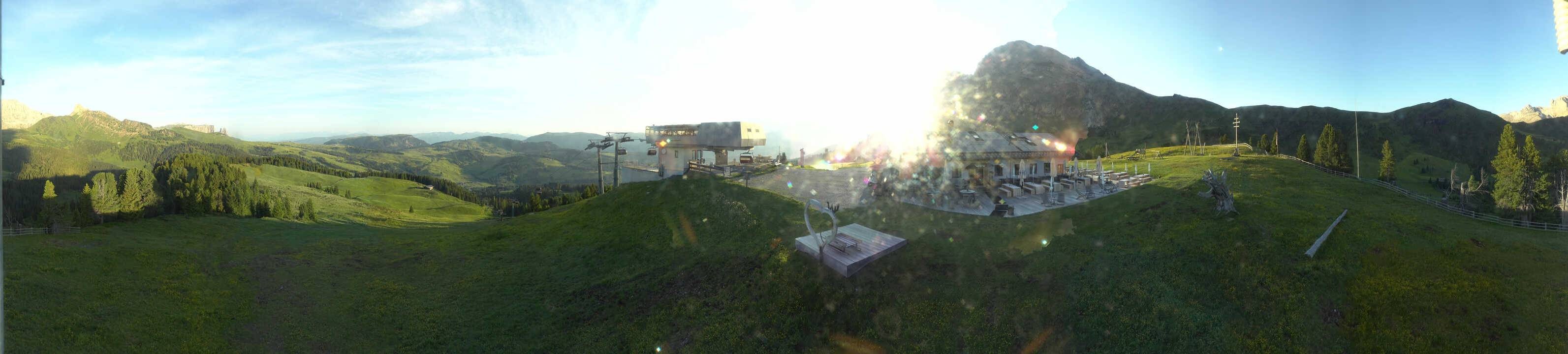 Archiv Foto Webcam Seiser Alm - Bergstation Florianlift