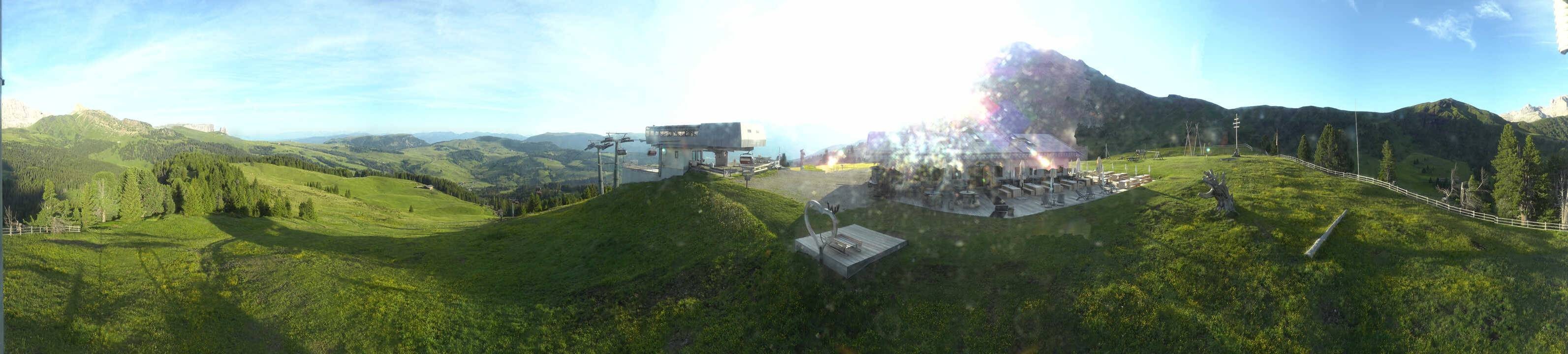 Archiv Foto Webcam Seiser Alm - Bergstation Florianlift