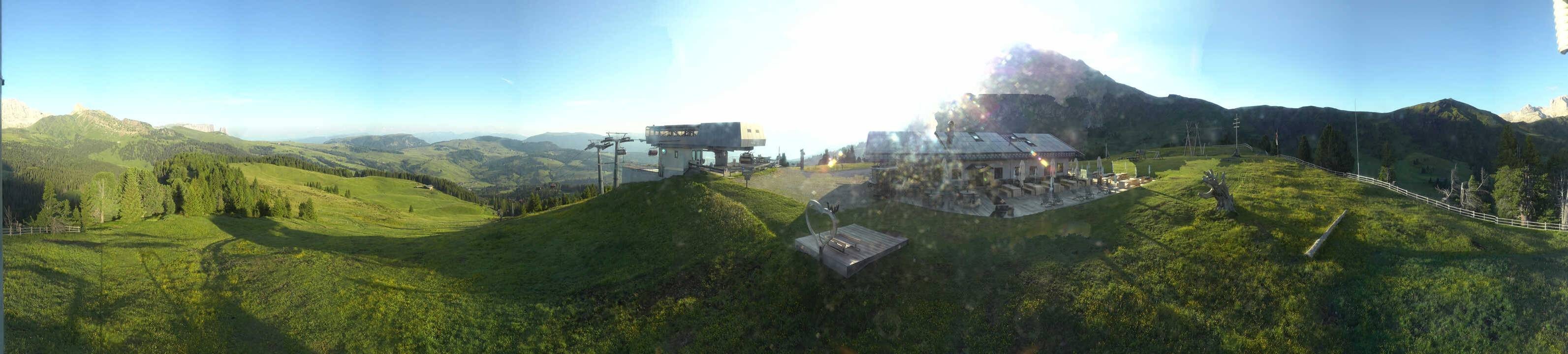 Archiv Foto Webcam Seiser Alm - Bergstation Florianlift
