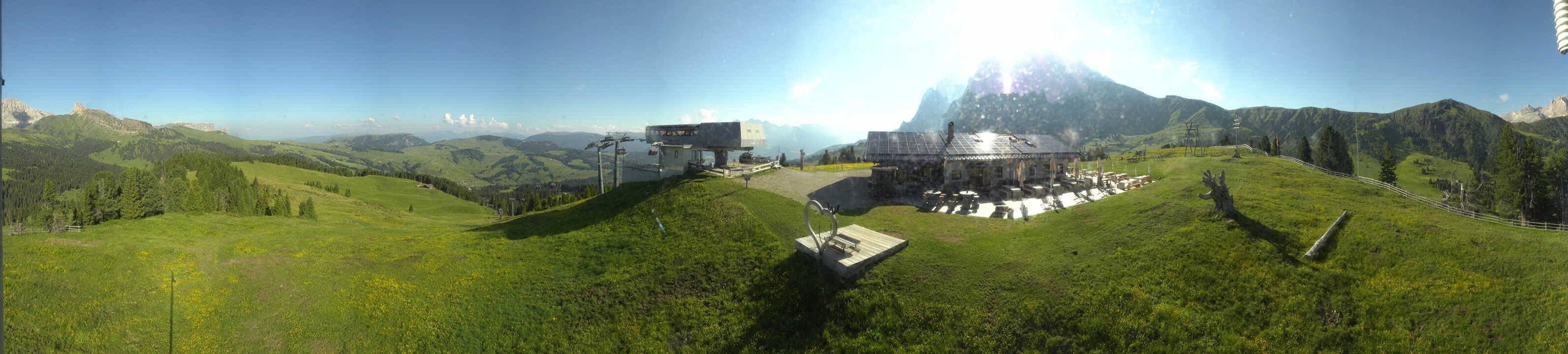 Archiv Foto Webcam Seiser Alm - Bergstation Florianlift