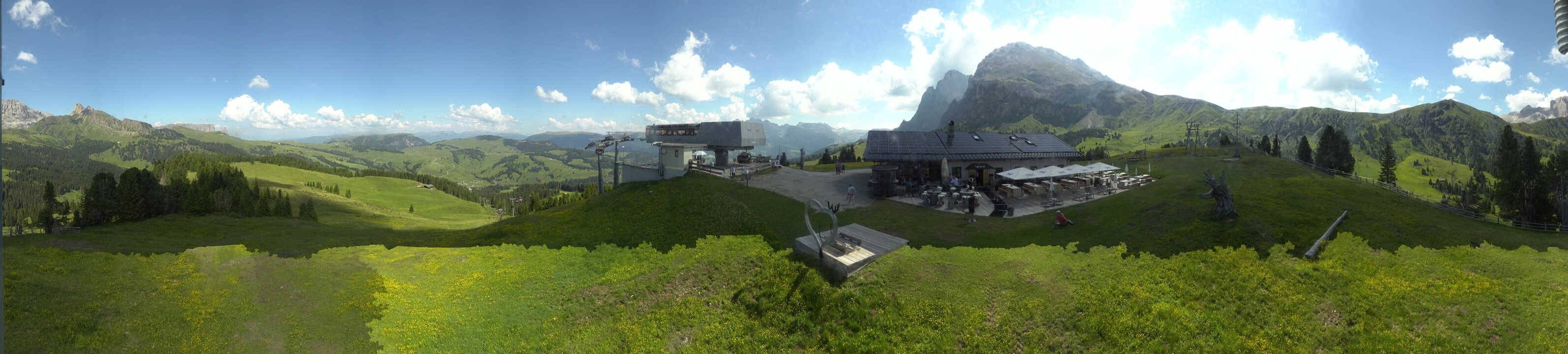 Archiv Foto Webcam Seiser Alm - Bergstation Florianlift
