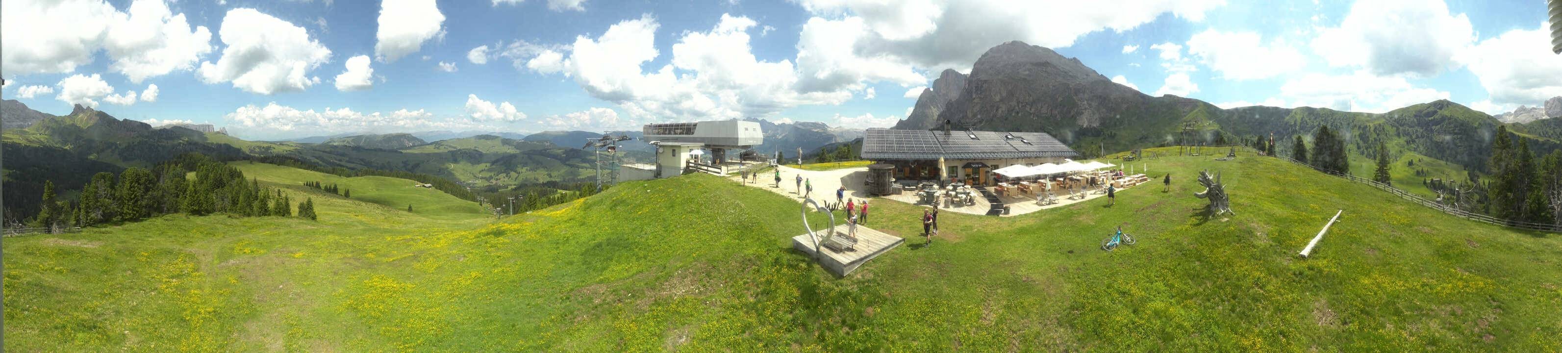 Archiv Foto Webcam Seiser Alm - Bergstation Florianlift