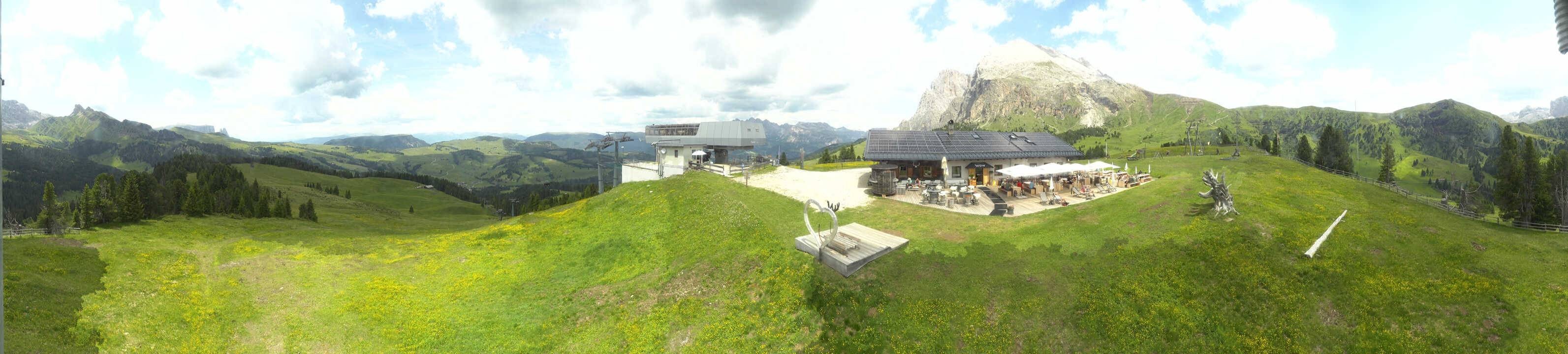 Archiv Foto Webcam Seiser Alm - Bergstation Florianlift