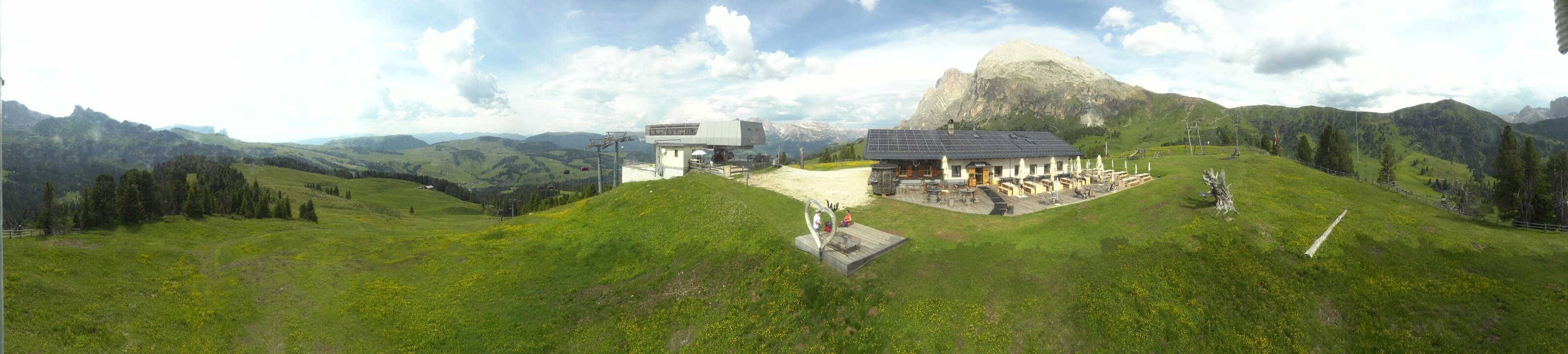 Archiv Foto Webcam Seiser Alm - Bergstation Florianlift