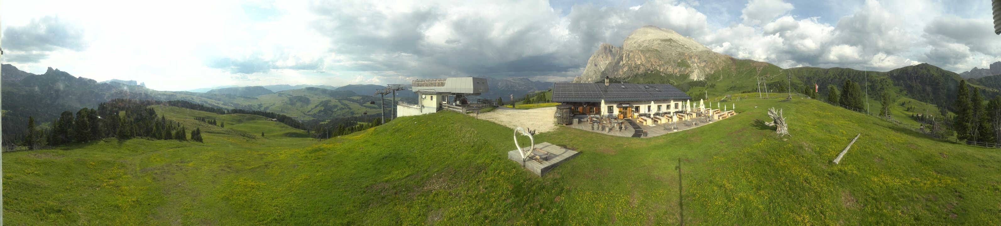 Archiv Foto Webcam Seiser Alm - Bergstation Florianlift
