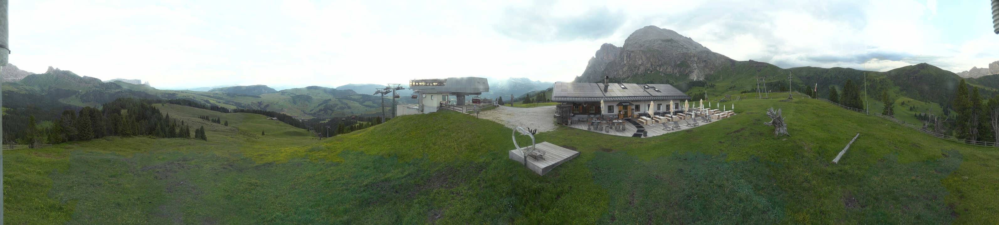 Archiv Foto Webcam Seiser Alm - Bergstation Florianlift