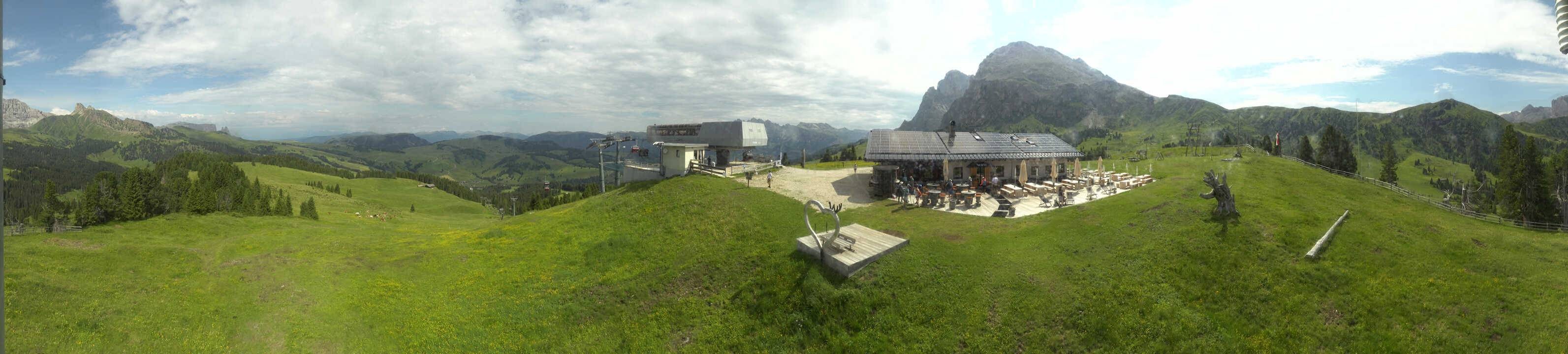 Archiv Foto Webcam Seiser Alm - Bergstation Florianlift
