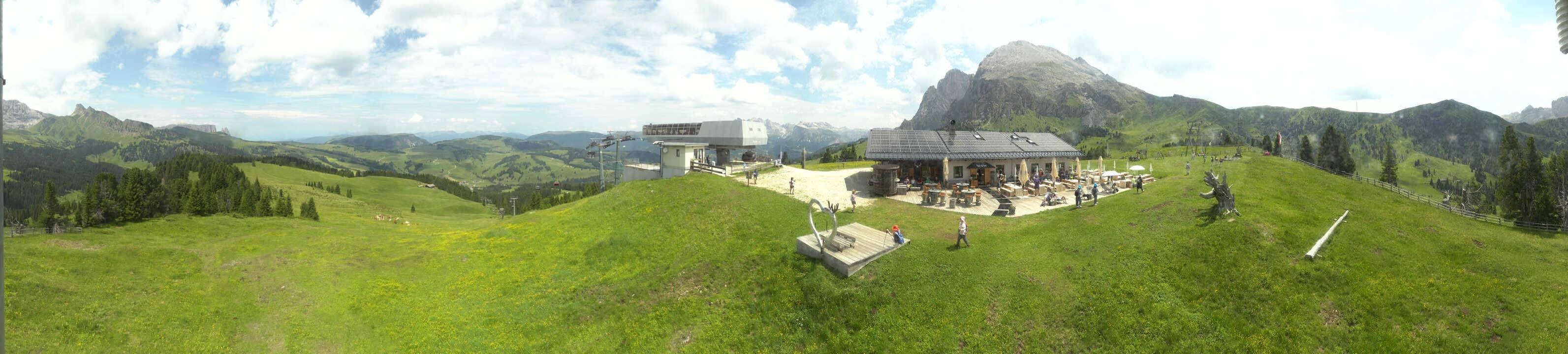 Archiv Foto Webcam Seiser Alm - Bergstation Florianlift