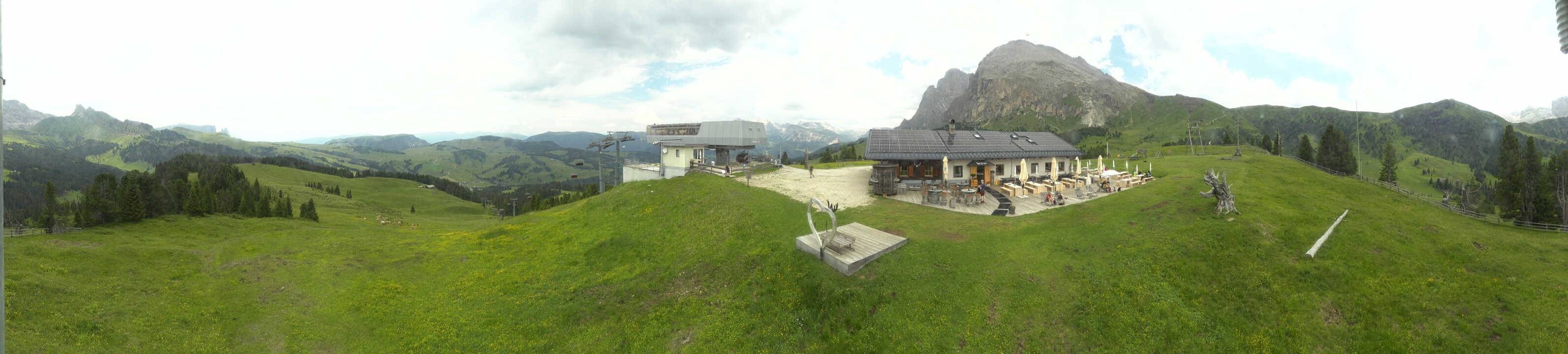 Archiv Foto Webcam Seiser Alm - Bergstation Florianlift