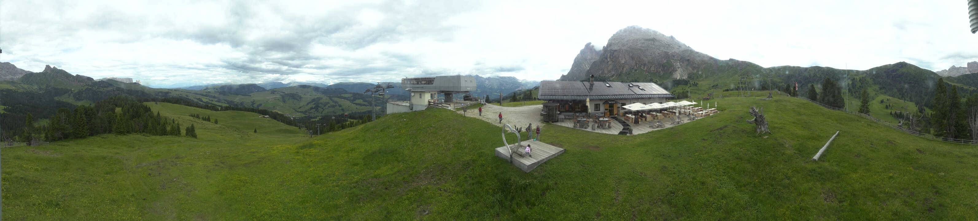 Archiv Foto Webcam Seiser Alm - Bergstation Florianlift