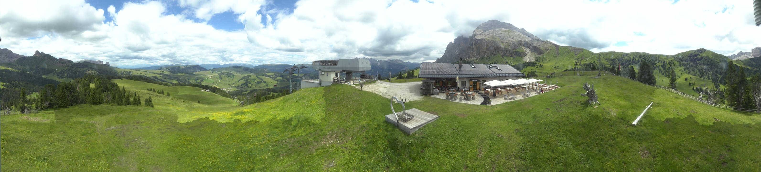 Archiv Foto Webcam Seiser Alm - Bergstation Florianlift