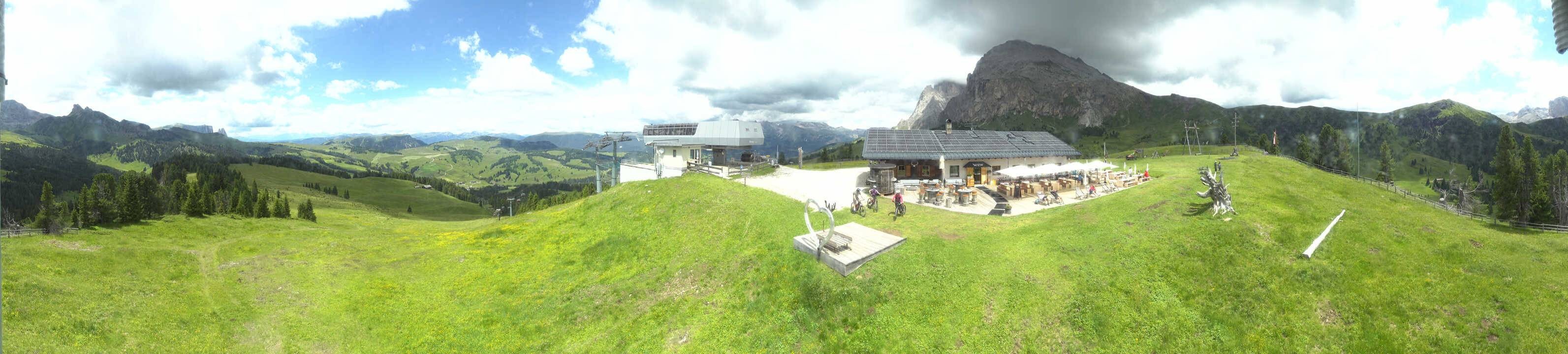 Archiv Foto Webcam Seiser Alm - Bergstation Florianlift