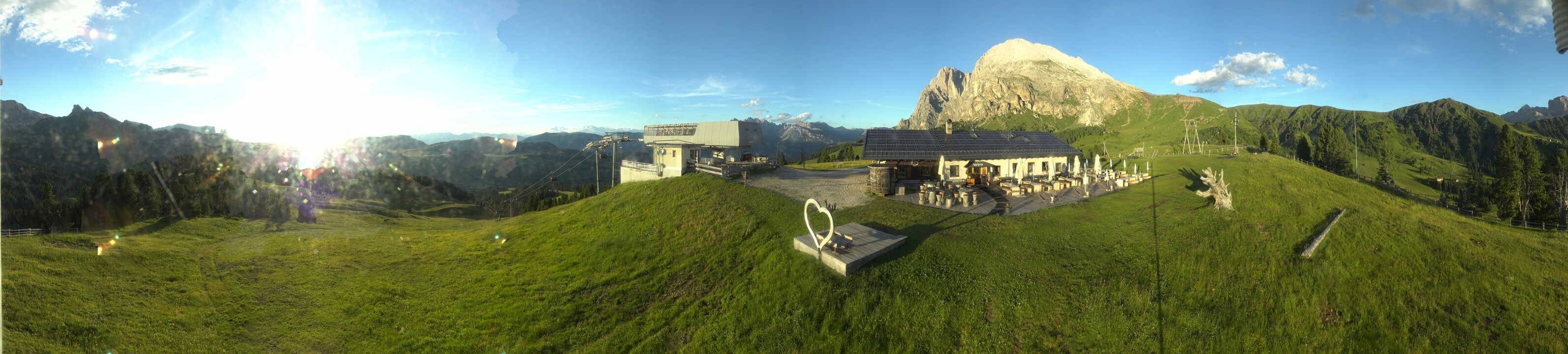 Archiv Foto Webcam Seiser Alm - Bergstation Florianlift