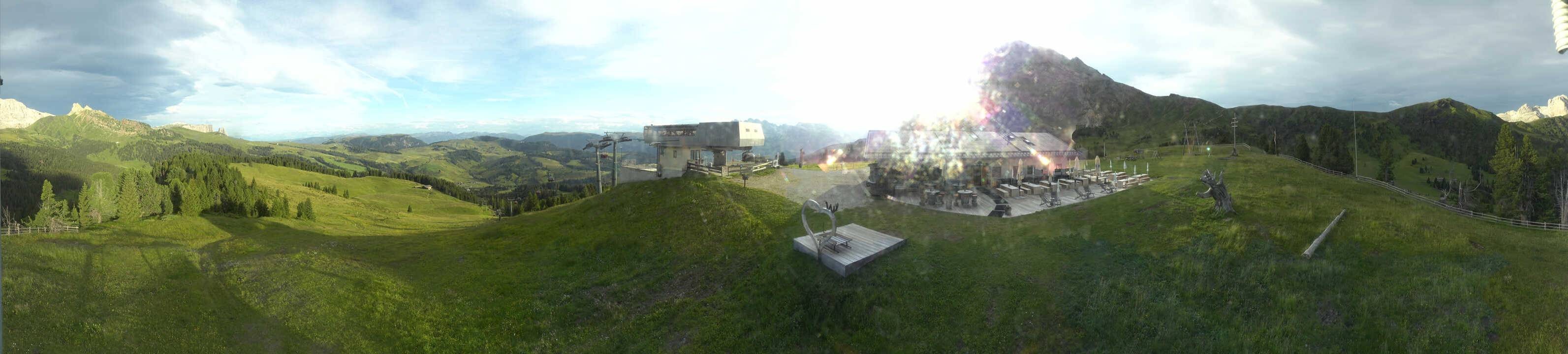 Archiv Foto Webcam Seiser Alm - Bergstation Florianlift