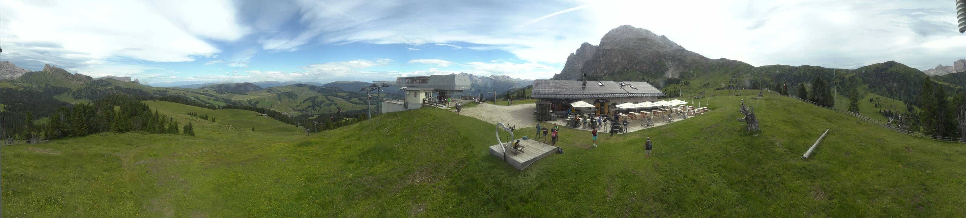 Archiv Foto Webcam Seiser Alm - Bergstation Florianlift