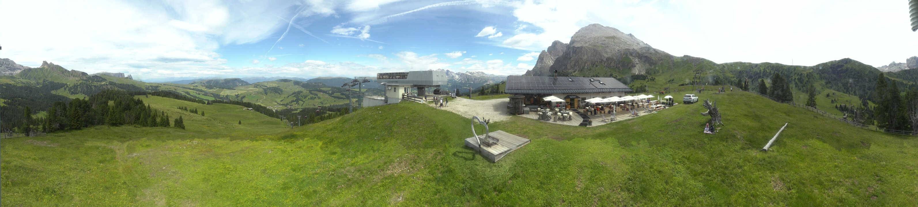 Archiv Foto Webcam Seiser Alm - Bergstation Florianlift