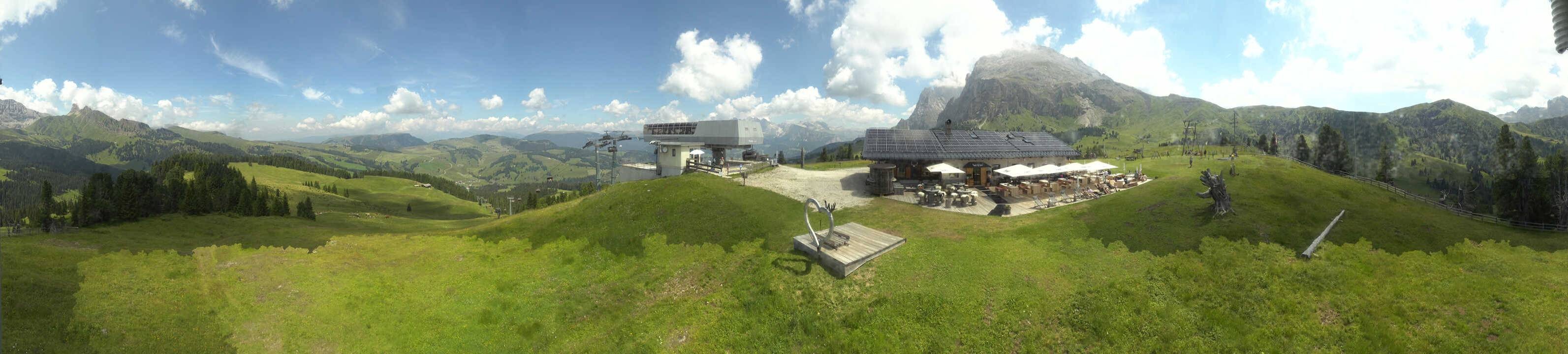 Archiv Foto Webcam Seiser Alm - Bergstation Florianlift