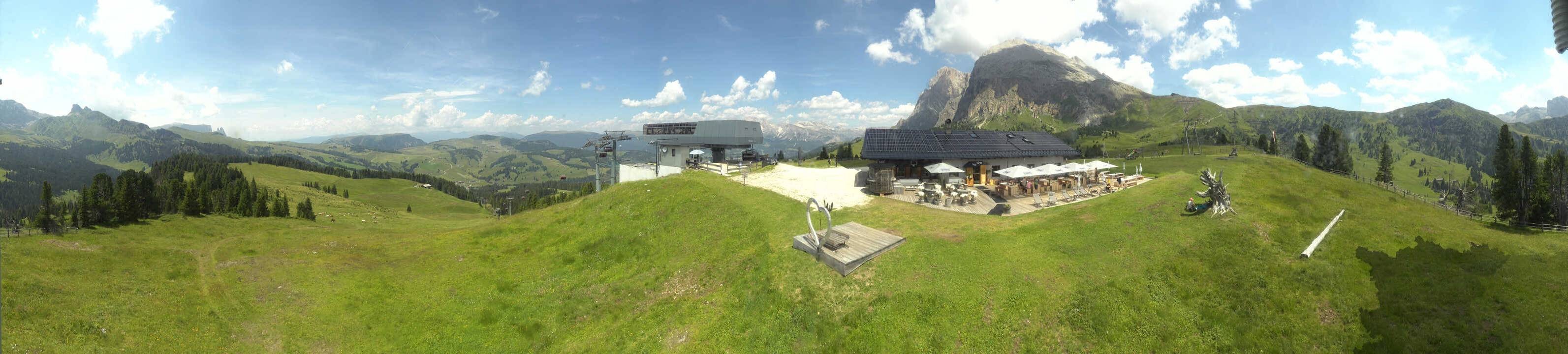 Archiv Foto Webcam Seiser Alm - Bergstation Florianlift