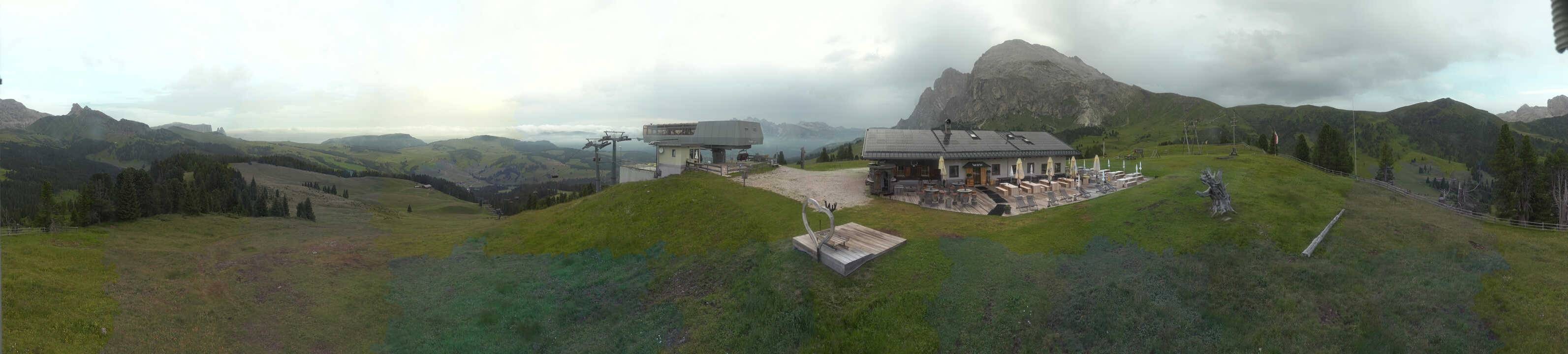 Archiv Foto Webcam Seiser Alm - Bergstation Florianlift